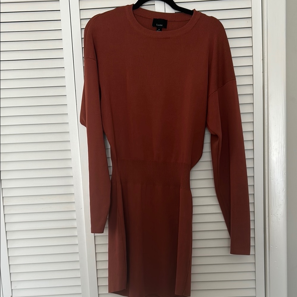 Elegant Rust Dress by Lumiere